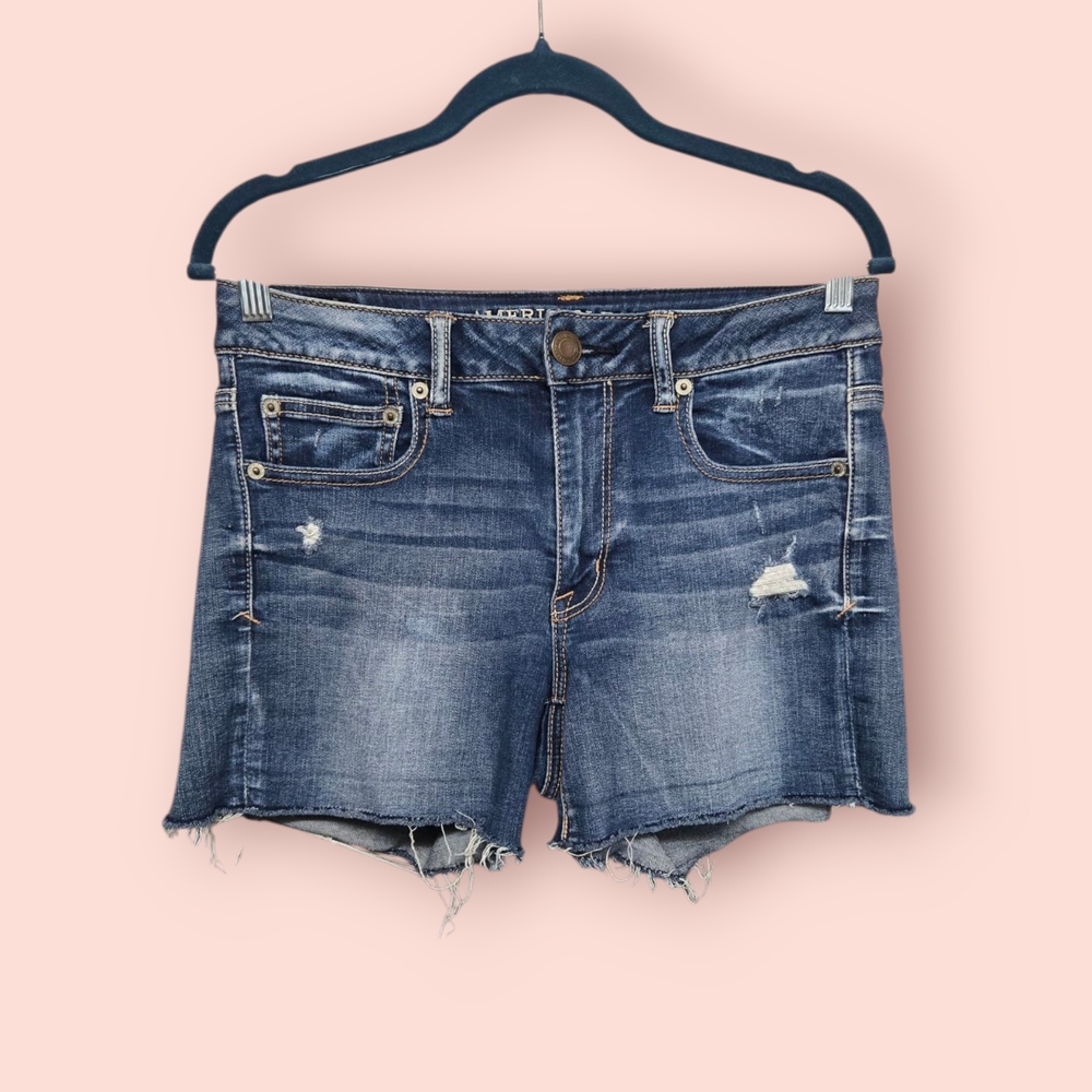 American Eagle Outfitters Super Stretch Denim Shorts Sz 6